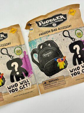 Fuggler Funny Ugly Monster Fashion Bag Accessory Surprise Blind Bag (x2) NEW